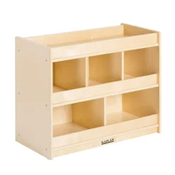 Carolina Wooden 5-Cubby Storage Center