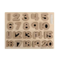 Chalkboard-Based Alphabet & Number Puzzles