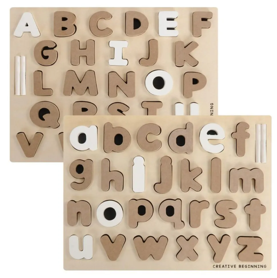 Chalkboard-Based Alphabet & Number Puzzles