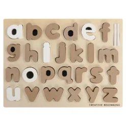 Chalkboard-Based Lowercase ABC Puzzle & Word Family Kit