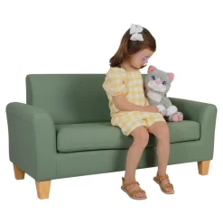 Child-Sized Modern Vinyl Couch
