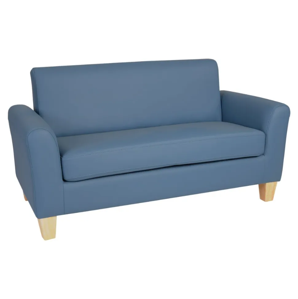 Child-Sized Modern Vinyl Couch