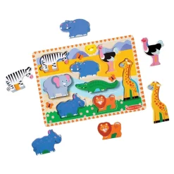 Chunky Raised Puzzles Set of 6