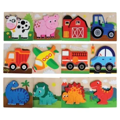 Chunky Wooden Puzzles