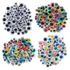 500 Classic Wiggle Eyes Assorted Colors and Sizes