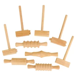Clay or Dough Hammers & Rollers