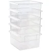 5 Clear Bins for 10-Cubby Wall Locker