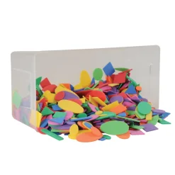 Clear Bins with Lids Set of 6