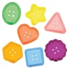 Clear Button Counters 90 Pieces