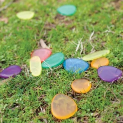 Clear Jr Rainbow Pebbles 36 Pieces