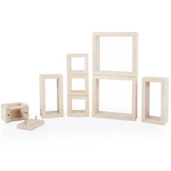 Clear Treasure Blocks Set of 8