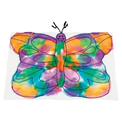 Color-Diffusing Paper