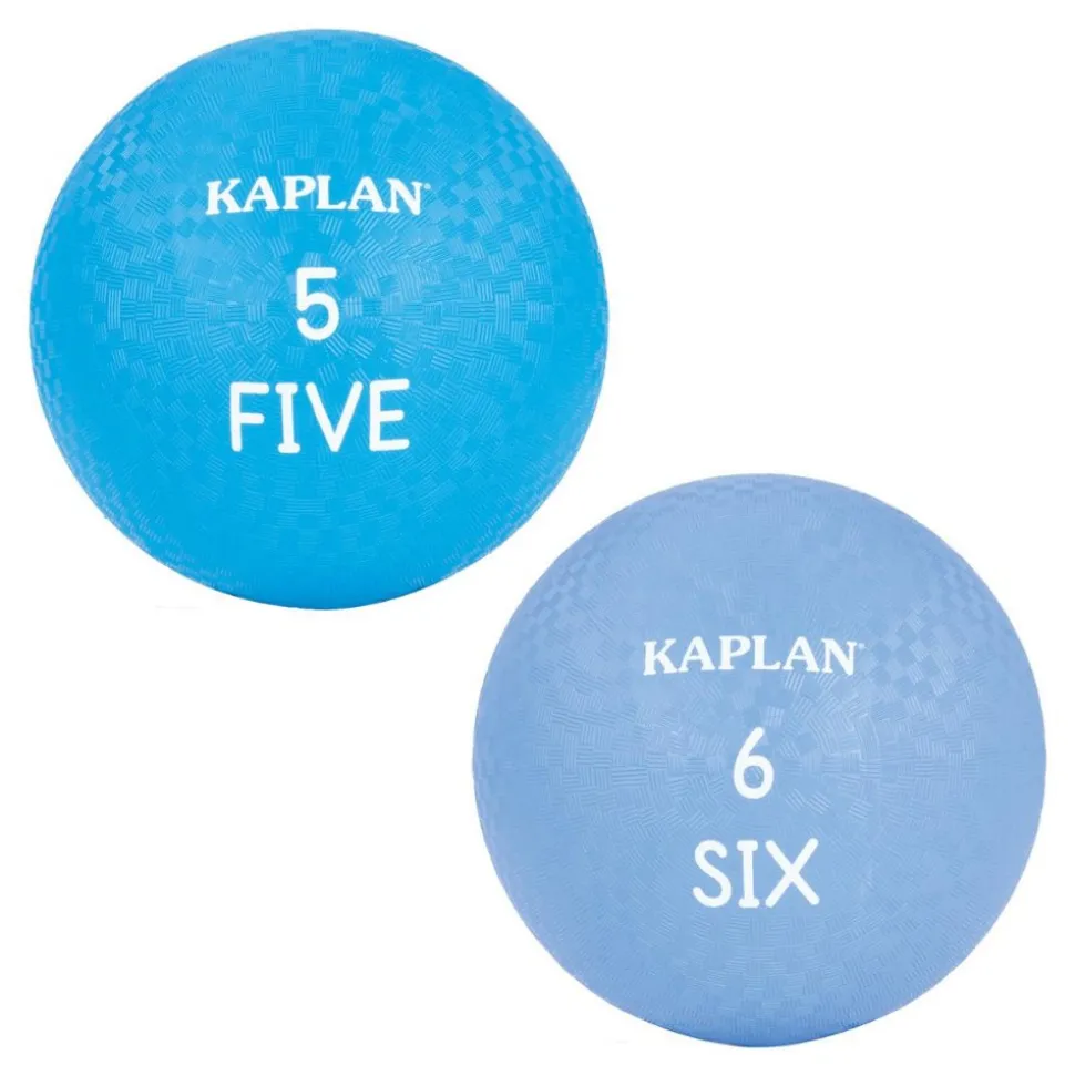 Colored Playground Balls Set of 6