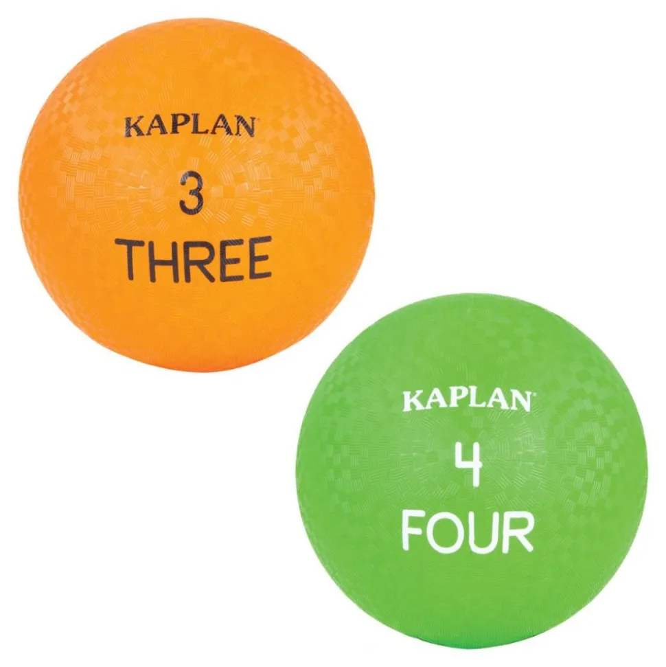 Colored Playground Balls Set of 6