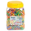 Colorful Multi-Shape Links with Jar 500 Pieces