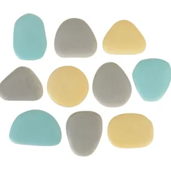 Colorful Weather Stones of 10 Weather Events