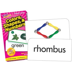 Colors, Shapes, & Numbers Flash Cards 96 Cards