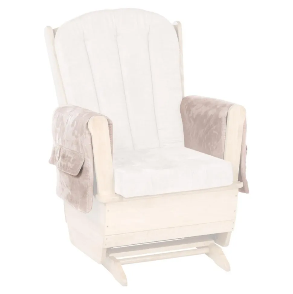 Comfort Glider with Fabric Cushions