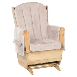 Comfort Glider with Fabric Cushions