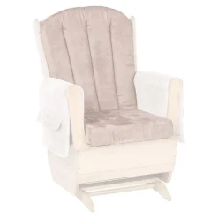 Comfort Glider with Fabric Cushions