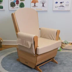 Comfort Glider with Vinyl Cushions