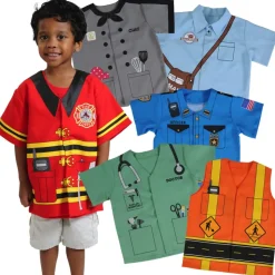 Community Helper Pre-School Dress-Up Shirts Set of 6