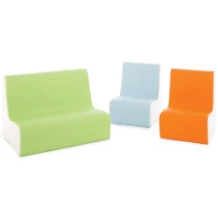 Contemporary Toddler Soft Seating Set of 3