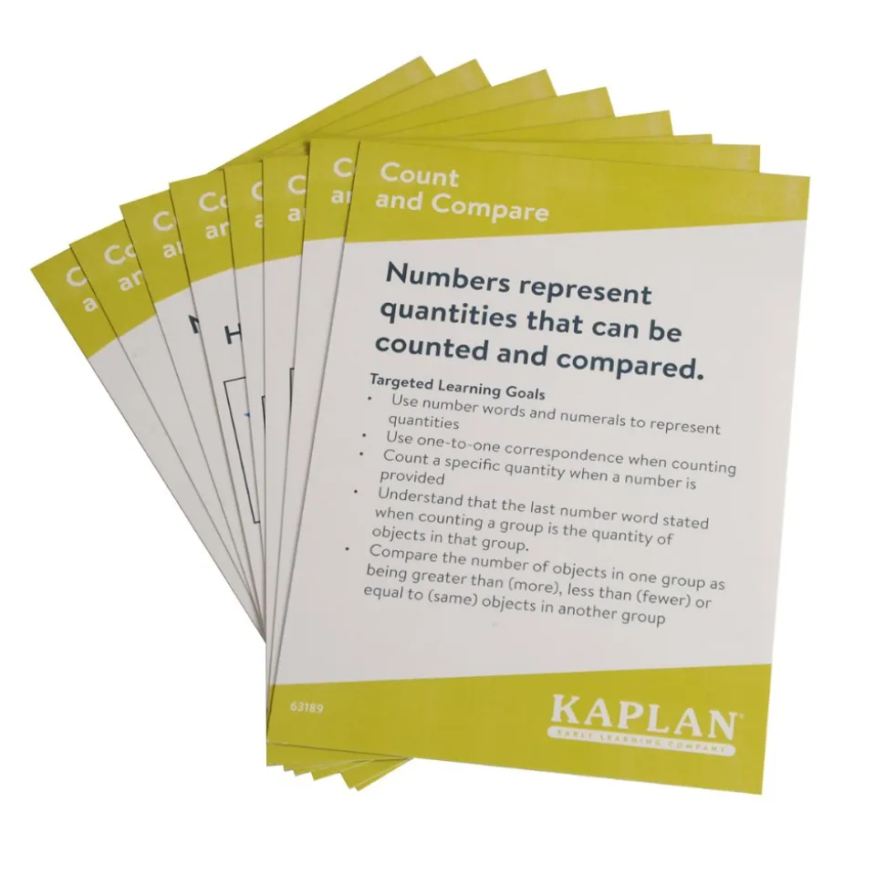 Count and Compare School Readiness Math Toolbox