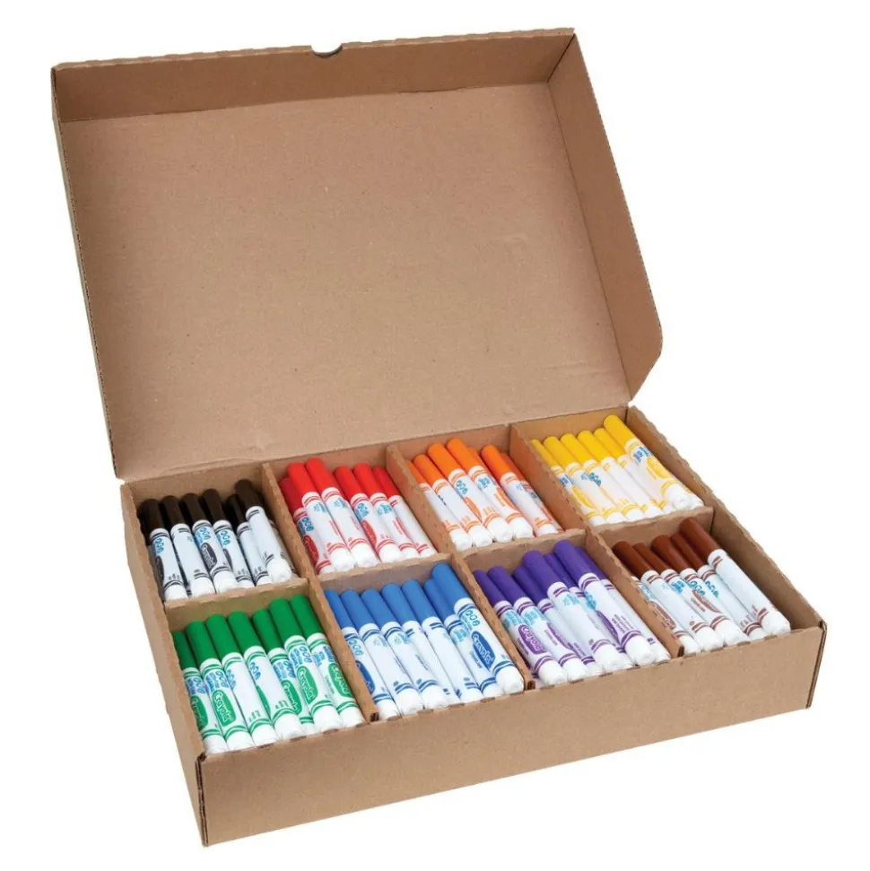 Crayola® Broad Line Washable Markers Classpack 200 count, 8 colors