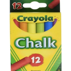 Crayola® Chalk 12 Packs Assorted Colors 12 Boxes
