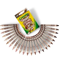 Crayola® Colors of the World 24-Count Crayons Set of 4