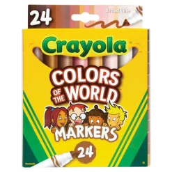 Crayola® Colors of the World Markers 24 Pack