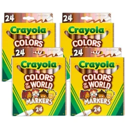 Crayola® Colors of the World Markers 24 Pack