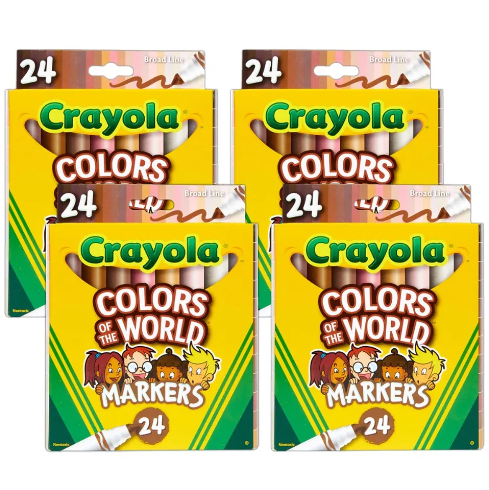 Crayola® Colors of the World Markers 24 Pack