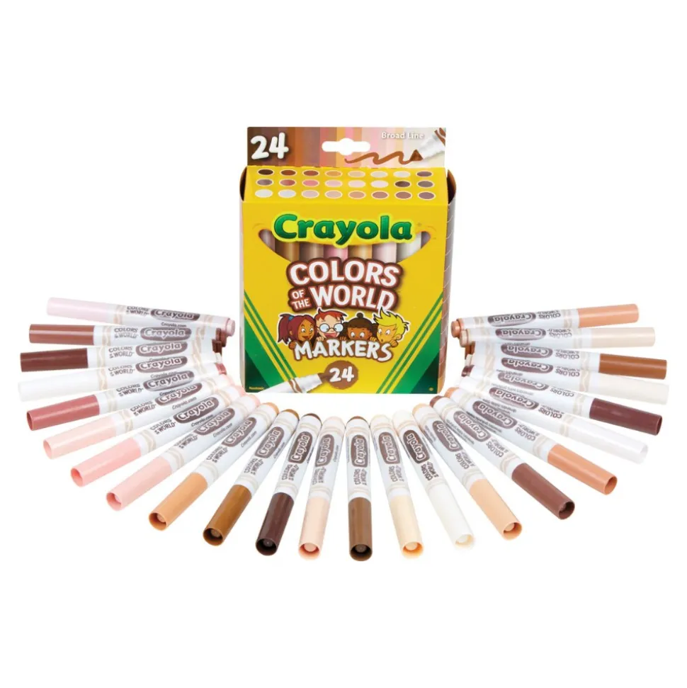 Crayola® Colors of the World Markers 24 Pack