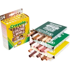 Crayola® Colors of the World Markers 24 Pack