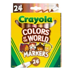 Crayola® Colors of the World Markers 24 Pack