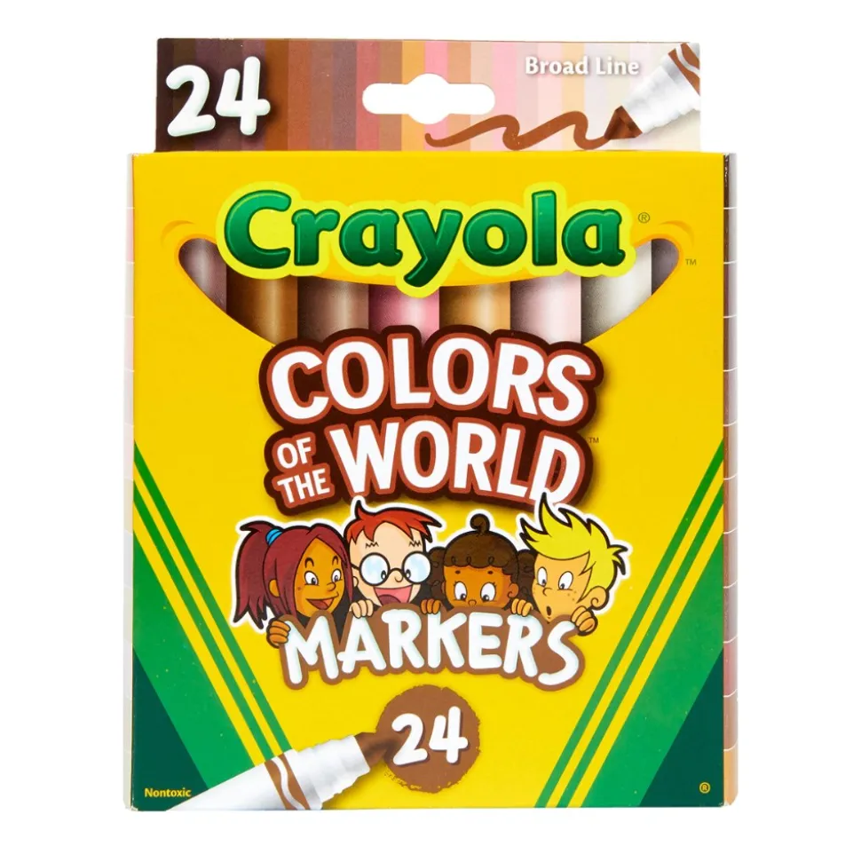 Crayola® Colors of the World Markers 24 Pack