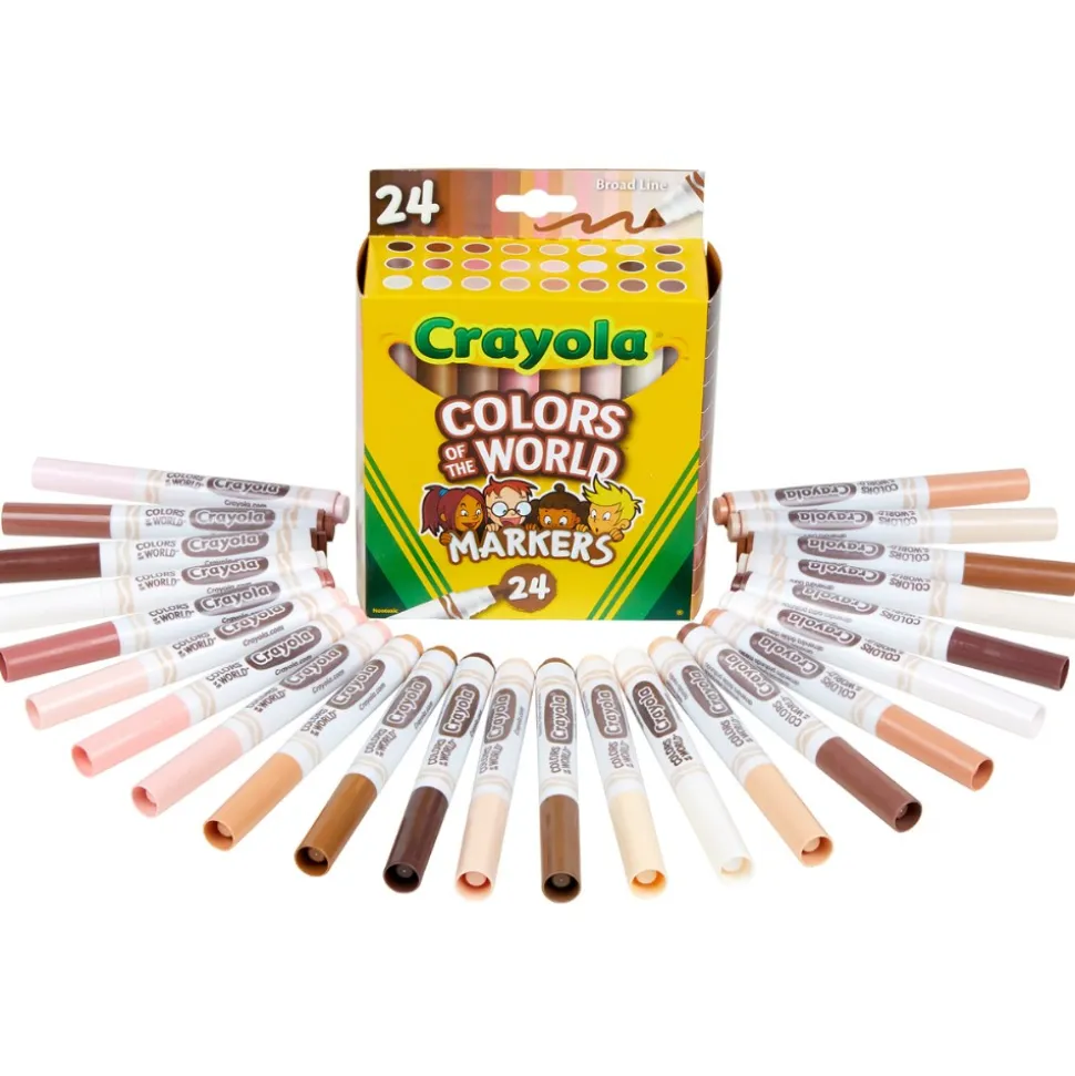 Crayola® Colors of the World Markers 24 Pack