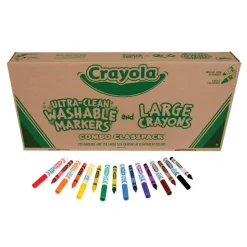 Crayola® Combo Washable Marker and Large Crayon Classpack