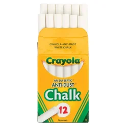 Crayola® 12-Pack White Chalk 12 boxes
