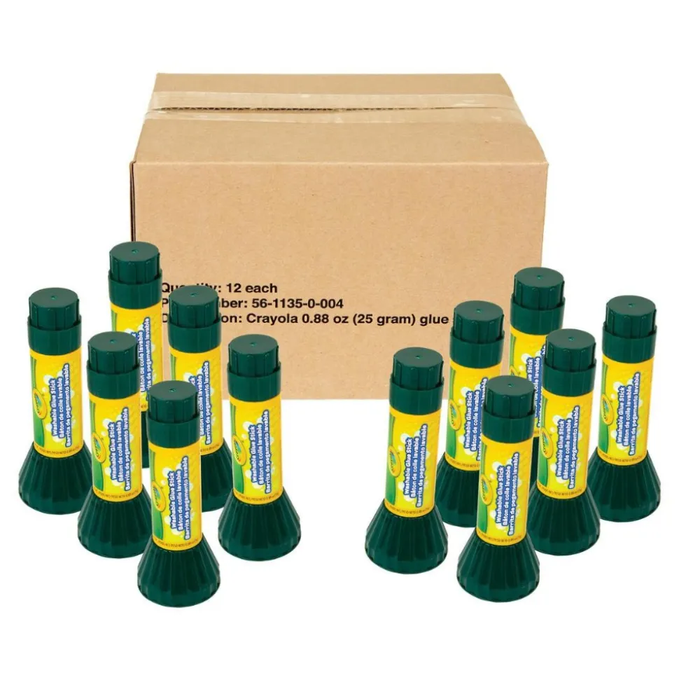 Crayola® Washable Glue Sticks Set of 12