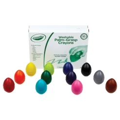 Crayola™ Washable Palm-Grasp Crayons 12 Colors