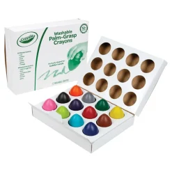 Crayola™ Washable Palm-Grasp Crayons 12 Colors