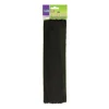 Creativity Street Regular Chenille Stems 4mm x 12" Black 100 Pieces