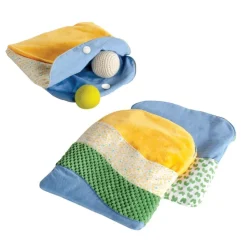 Crinkle Pockets Natural Set of 3
