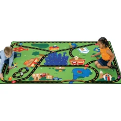 Cruisin' Around the Town Carpets Rectangle