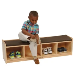 Cubby Bench Cushion Brown