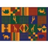 Cultural Carpet Africa 4' x 6' Rectangle