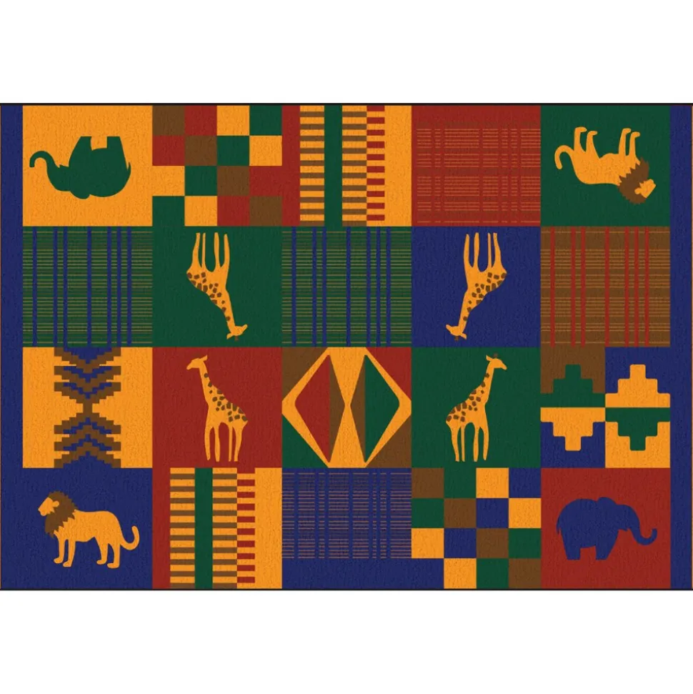 Cultural Carpet Africa 4' x 6' Rectangle